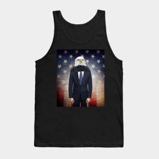 THE AMERICAN BALD EAGLE MAN Tank Top